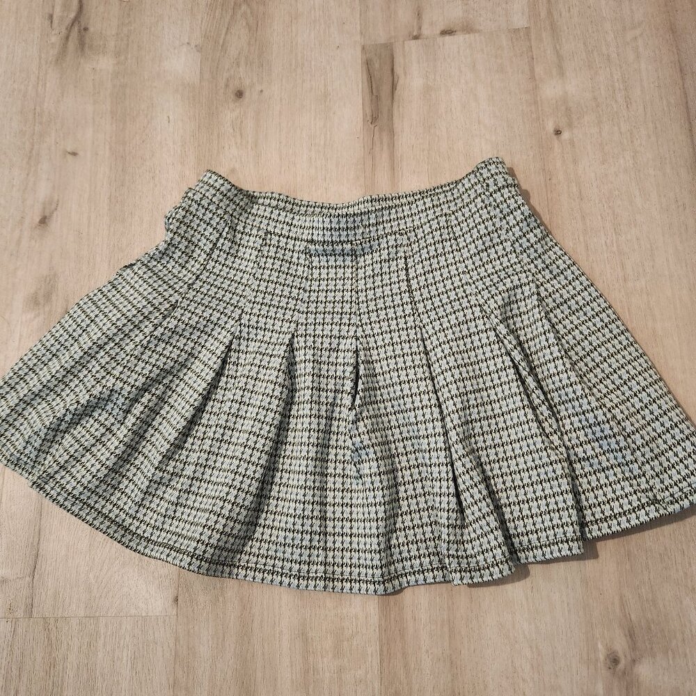 Altar'd State Tweed Skirt Size L with Elastic Wasteband